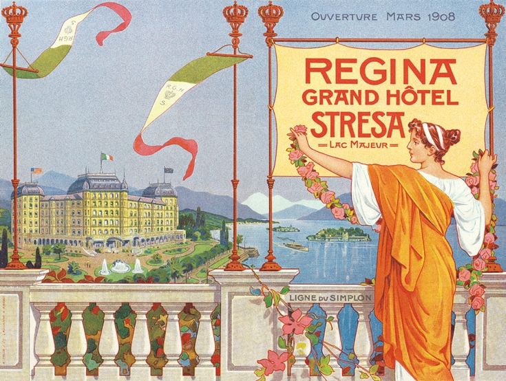 Regina Palace Hotel Stresa The History Poster Art Grand Hotel Palace Hotel