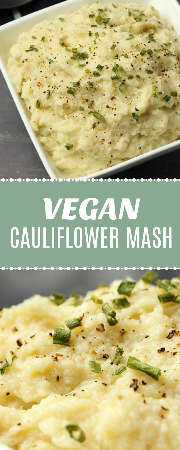 LIGHT FLUFFY AND CREAMY VEGAN CAULIFLOWER MASHED POTATOES YOU WON