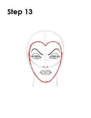 How to Draw Evil Queen 13 | Evil queen, Drawing tutorial easy ...