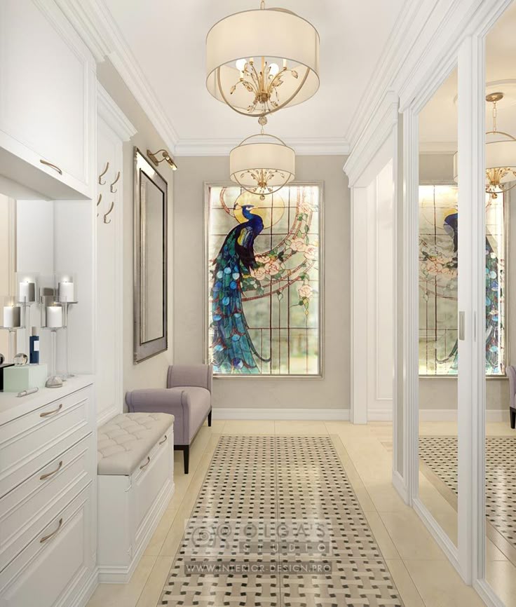 Art Nouveau Hallway Interior