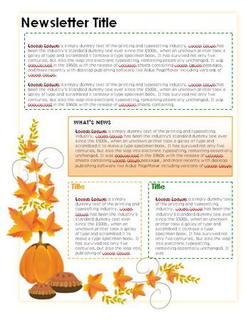 Free Teacher Newsletter Templates Downloads | Newsletter Templates in Microsoft Word format | Certificate Street ...