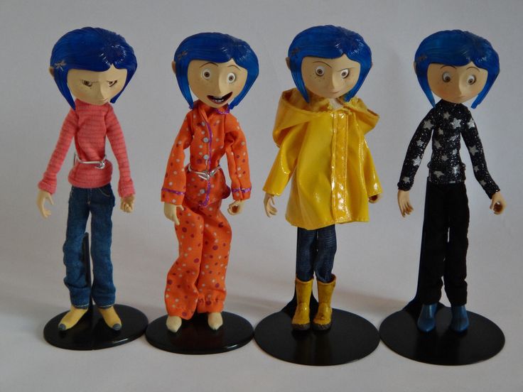 Bendy Fashion Doll NECA Coraline in Rain Coat Puppe