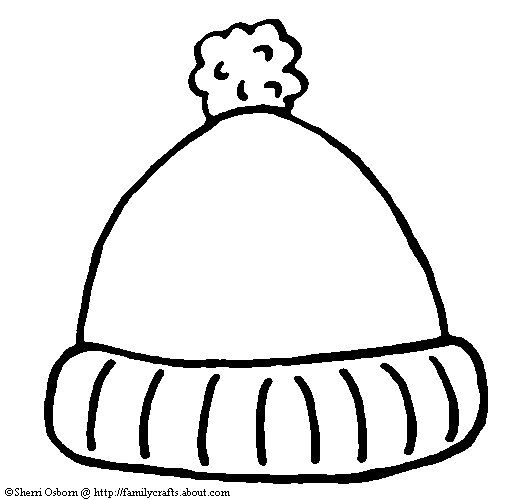 winter hat pattern 2 printables pinterest winter preschool printable person template