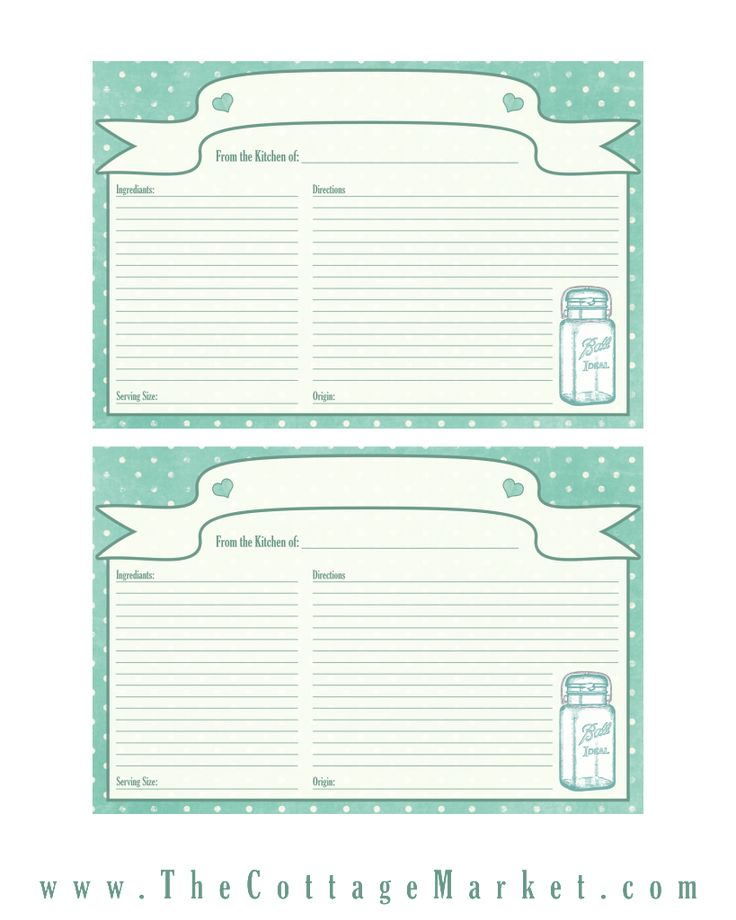 479 best scrapbook free printable recipe cards images on recipe maker template