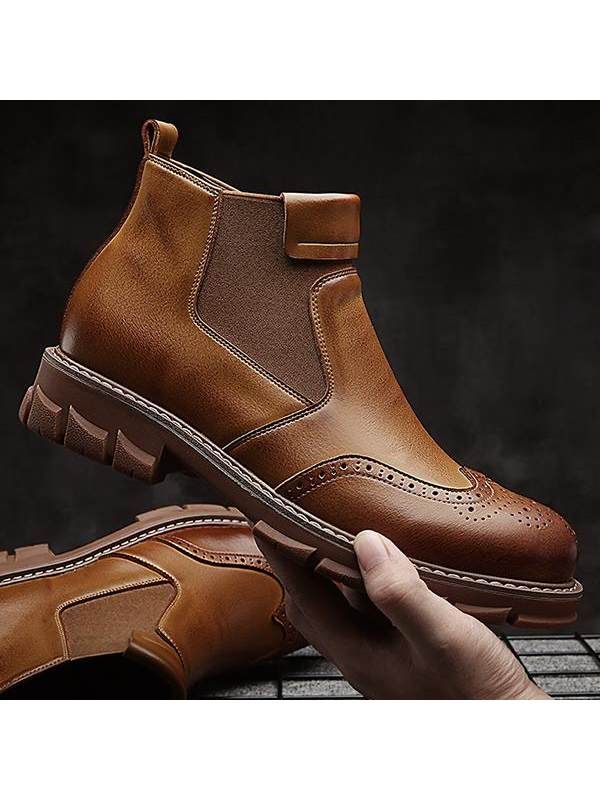 Zapatos Hombre Botas Hombre Negro Generico Zapatos Hombre Botas Hombre Negro Generico