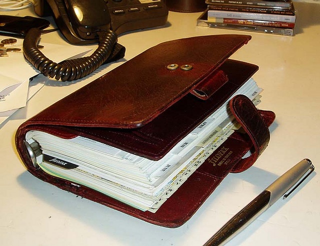 2 Pack Chris.W Transparent PVC Notebook Cover Protector for Filofax Malden Personal Organizer