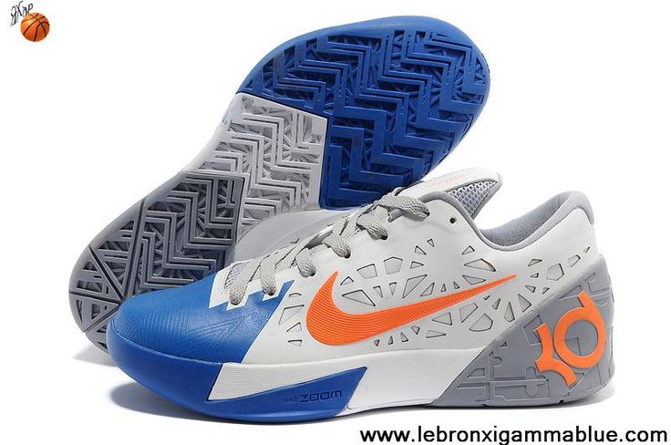 Low Price Nike Zoom KD 6 White Blue Orange Shoes Store | Nike LeBron 11 For Sale | Pinterest | Nike zoom, Blue orange and Lebron 11