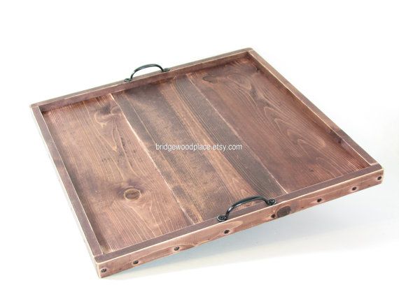 Ottoman Tray Large 23 X Wooden Coffee Table Serving Ottoman Tray Large 23 X Wooden Coffee Table Serving Wedding Gift Anniversary Housewarming Personalization Available Wood In 2018