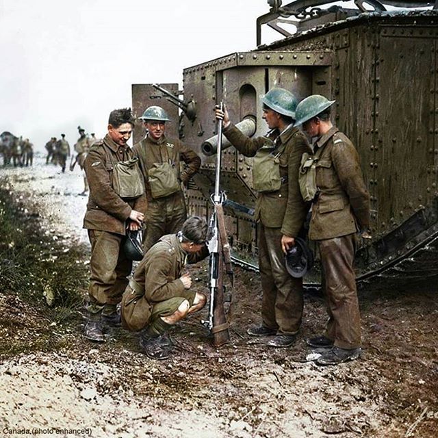 Image result for WW1 british tank crew