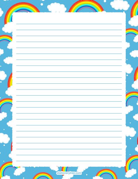 stationery paper with lines
