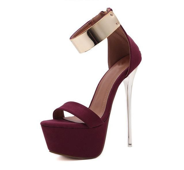 Eilyken Ankle Strap Heels Platform Sandals Party Shoes For Women Wedding Sandals Women Pumps 16cm High Heels S Zapatos De Fiesta Zapatos Zapatos De Fiesta 2019