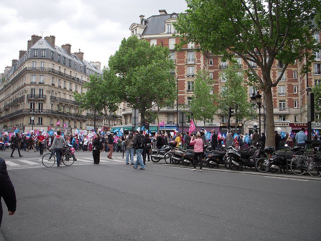 Paris - We were excited to hear the crowd and then see it. And horrified when w...