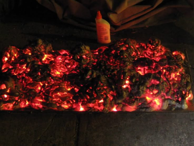 halloween glowing coals effect