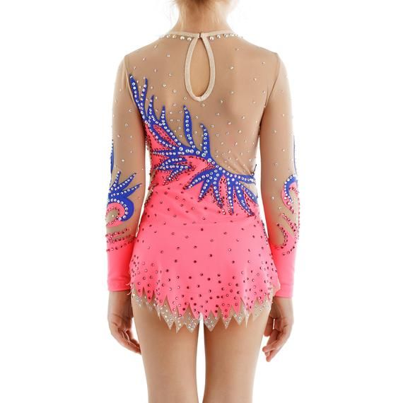 Acrobatic Gymnastics Costume or Baton Twirling Leotard Order as Ice Figure Skating Dress Rhythmic Gymnastics Leotard #201 for Competition
