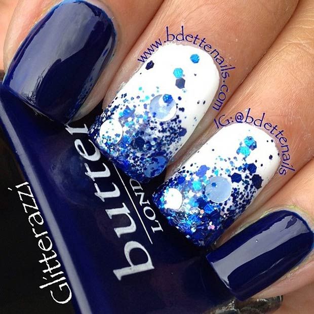 Best 25+ Blue And White Nails Ideas On Pinterest Summer Nails 50 Best Nail Art Designs from Instagram - Best 25+ Blue And White Nails Ideas On Pinterest Summer Nails