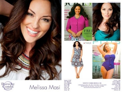comp card size