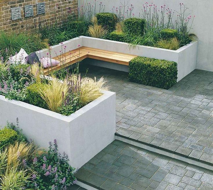 Nice 95 Small Courtyard Garden with Seating Area Design Ideas source link: struc...