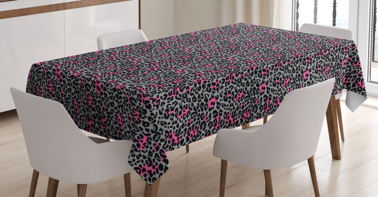 Table Runner 16in72in print with colorful animal footprints patterns Table Runner 16in72in print with colorful animal footprints patterns