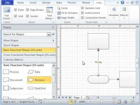 visio flow chart template
