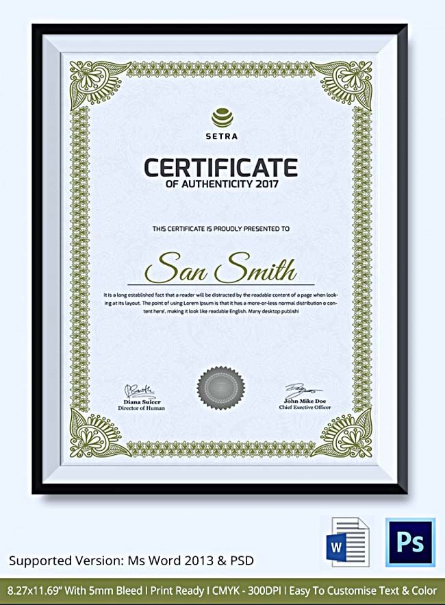 , Certificate of Authenticity Template: What Information to Include? , Certificate of Authenticity template is likely to be a guarantee for your original art collections. It protects your valuable collections from the imitation products.