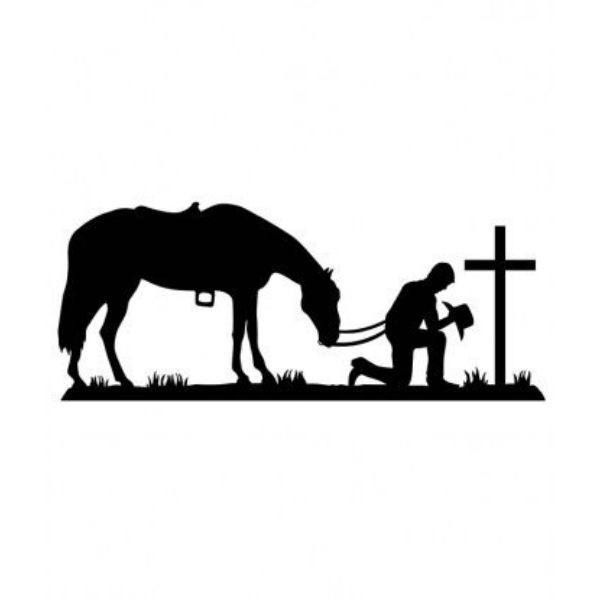 Picture Of Cowboy And Cross Free Download Clip Art