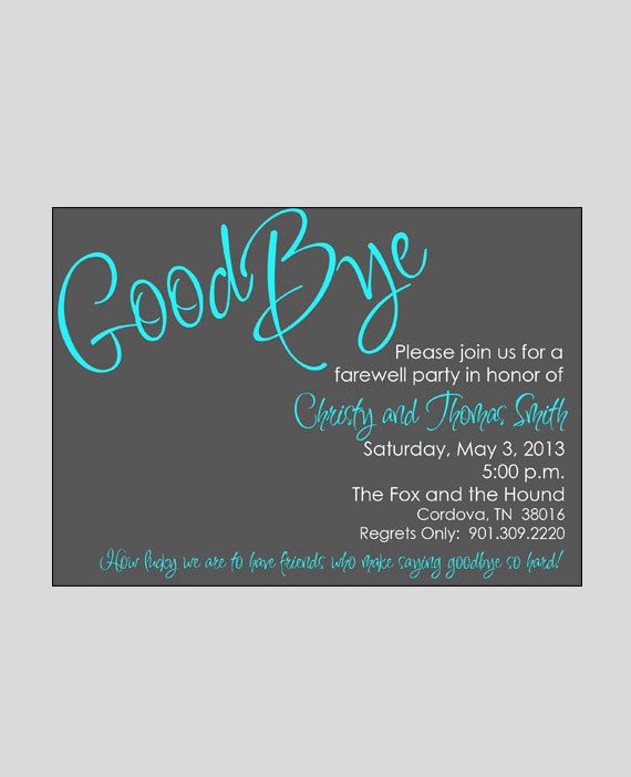 7 best farewell invitation images on pinterest farewell going away party invites