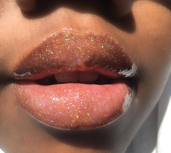 Liquid Gold Vegan Holographic Glitter Lipgloss