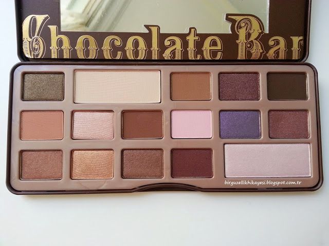 Too Faced Chocolate Bar Far Paleti Incelemesi Bir Guzellik Hikayesi Moda Guzellik Makyaj Blogu Makyaj Goz Fari Far