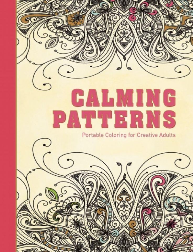 Calming Patterns Portable Coloring For Creative Adults