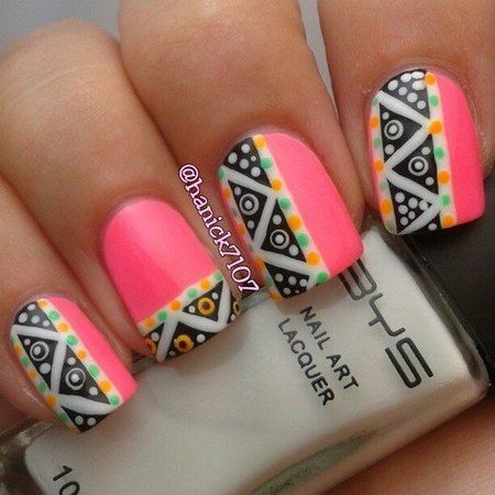 134 Best Tribal Nail Art Images On Pinterest Tribal Nails, Nail Aztec tribal and pink Nail design - 134 Best Tribal Nail Art Images On Pinterest Tribal Nails, Nail