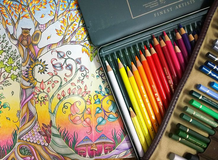 Enchanted Forest Video Review With Finished Pages La Artistino Peta Hewitt PicturesAdult ColoringColoring BooksJohanna