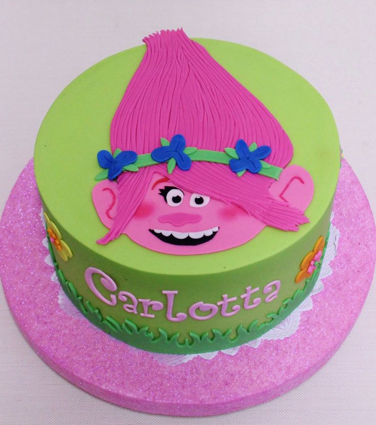 Poppy Hair Bundt Cake Troll Poppy Hair Bundt Cake Troll