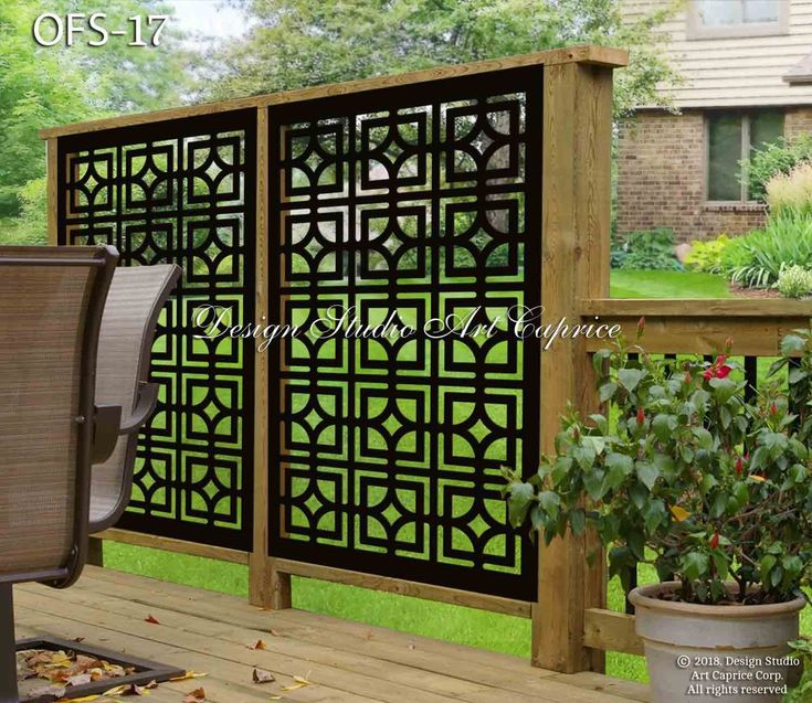 Metal Privacy Screen Fence Decorative Panel Wall Art Outdoor Backyard Decor Designs Metal Privacy Screen Fence Decorative, Decorative Outdoor Privacy Fencing
