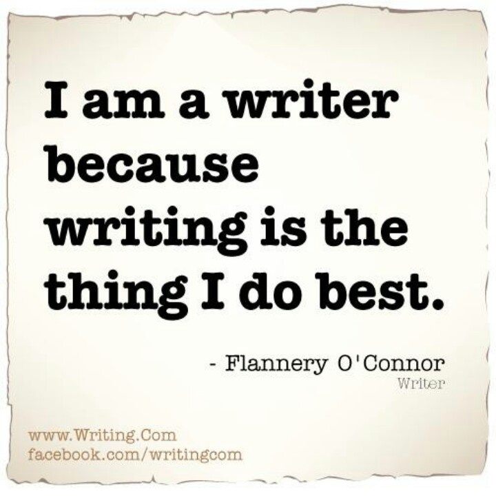 I am a writer essay