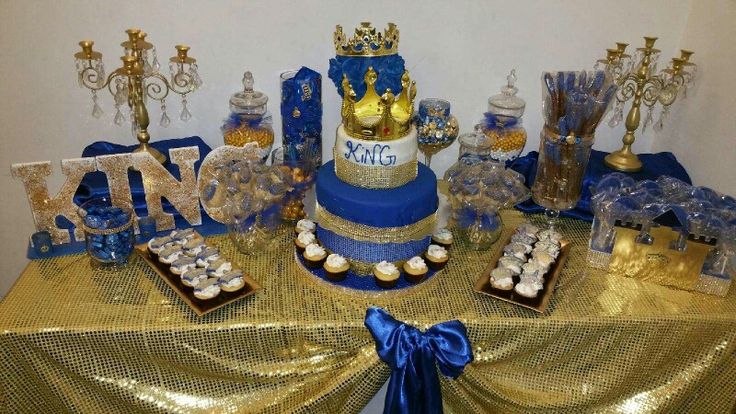 Royal Prince Baby Shower Cake Table Royal Prince Baby Shower Cake Table