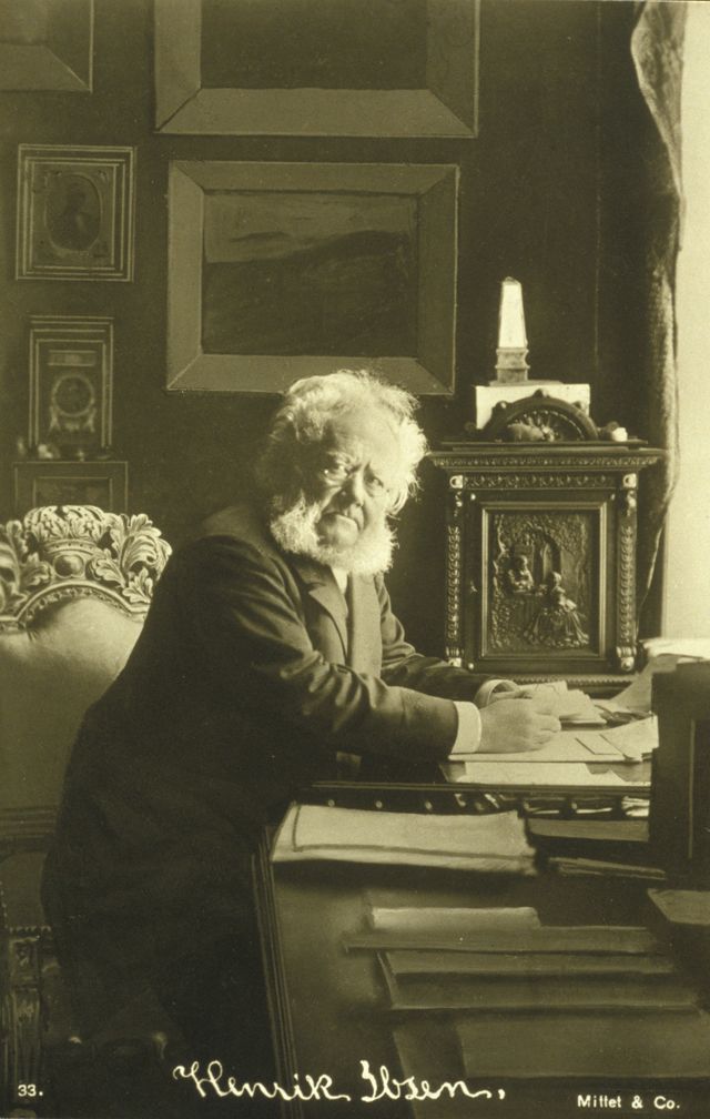 <b>Henrik Ibsen</b> - wrote the play: "A Doll's House" k Norway, Norge ...