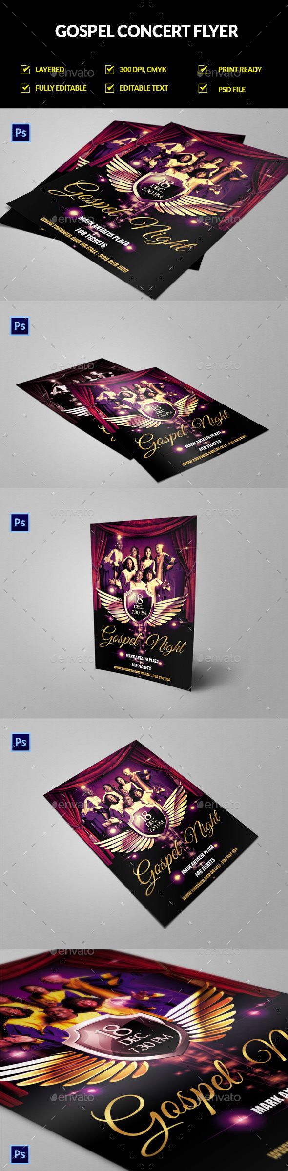 gospel meeting flyer template