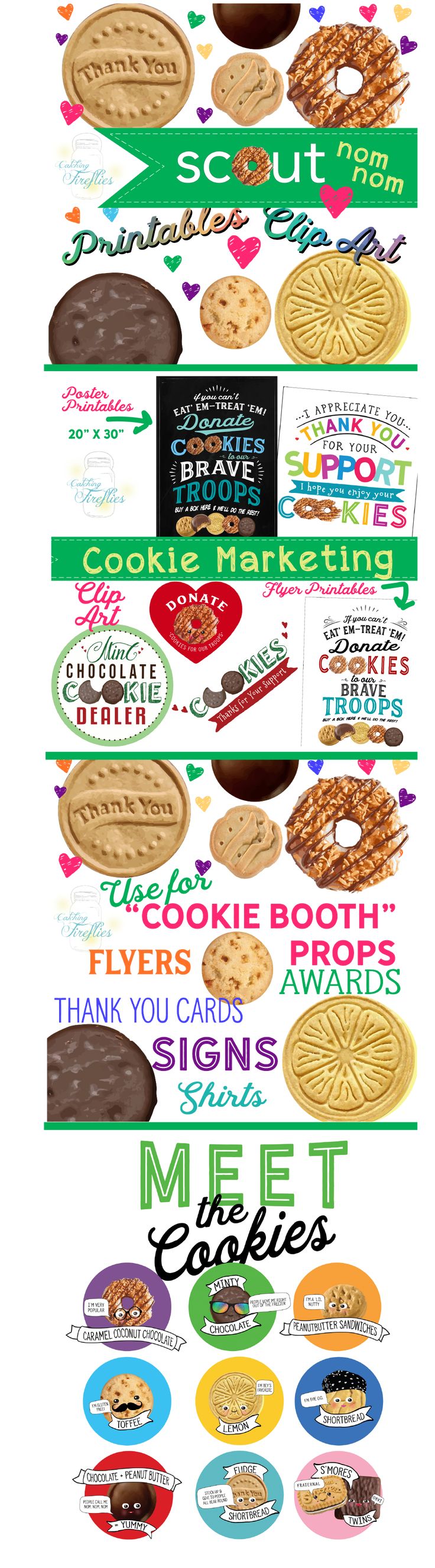 39 best cookie season images on pinterest brownie girl scouts girl scout cookie flyer