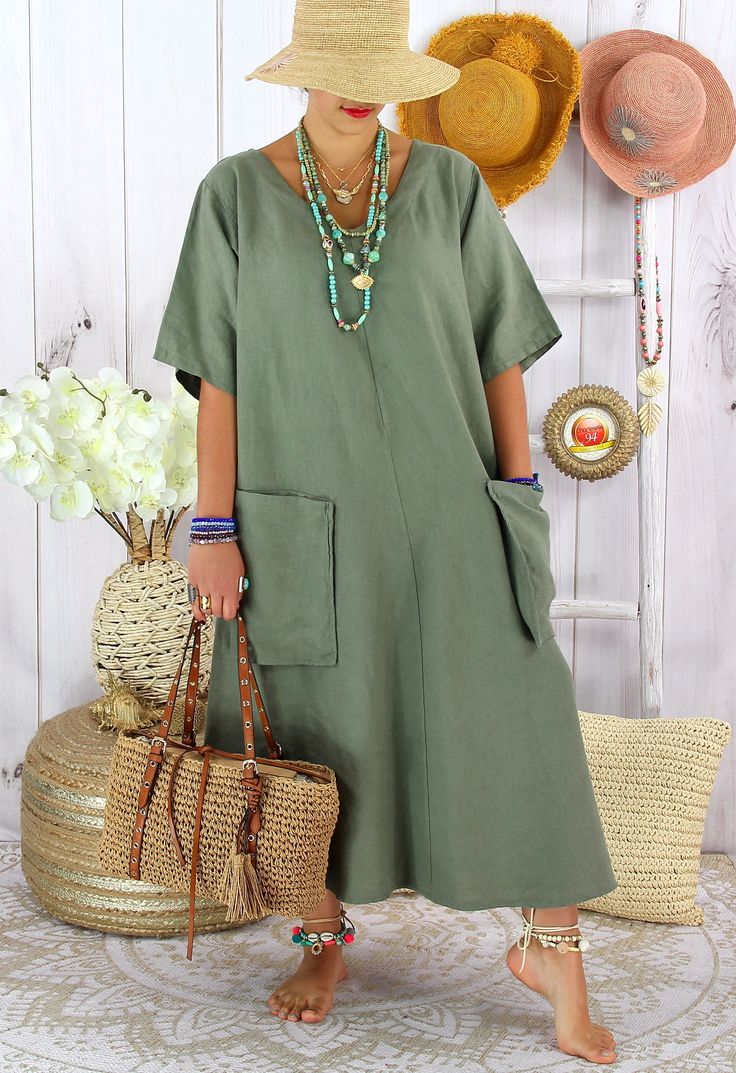 Robes en lin grandes tailles hotsell