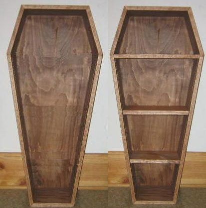 how to build a coffin halloween prop or bookcase
