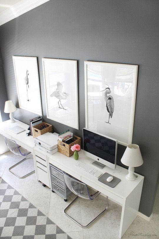 Work in Style: Grey Home Office Ideas | Hi-Ho, Hi-Ho Work Here We Go ... Work in Style: Grey Home Office Ideas | Hi-Ho, Hi-Ho Work Here We Go ...
