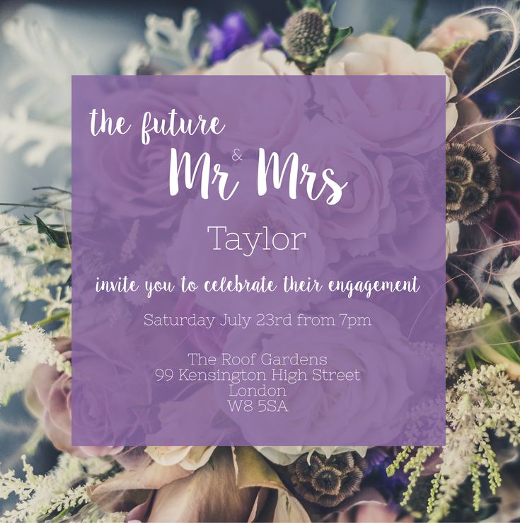 Send Elegant Online Engagement Party Invitations for FREE with Envytations - Purple Wedding Theme, Purple Engagement Party Theme