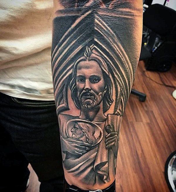mens forearm sleeve st jude tattoos virgencita mens forearm sleeve st jude tattoos virgencita