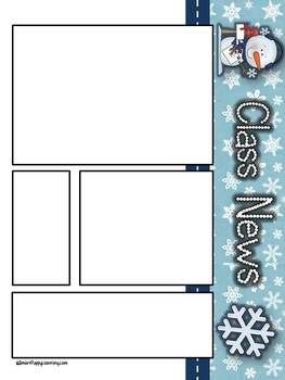 winter wonderland newsletter template newsletter winter newsletter templates