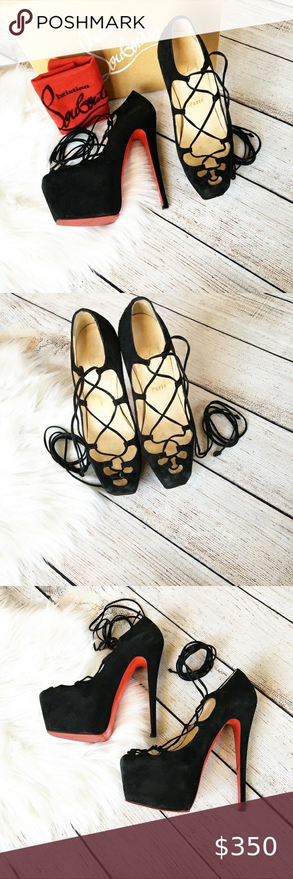 christian louboutin strappy heel