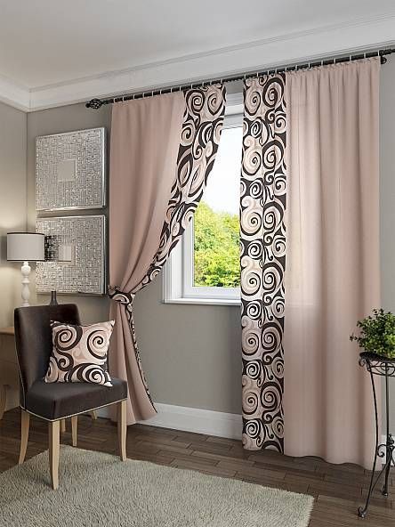 Patterned Curtains Or Plain Home Decor