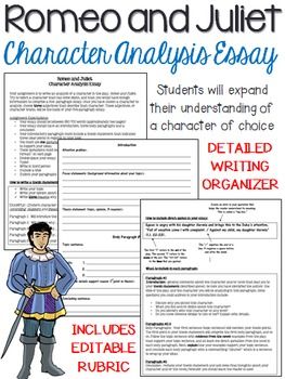 Romeo and juliet literary analysis essay