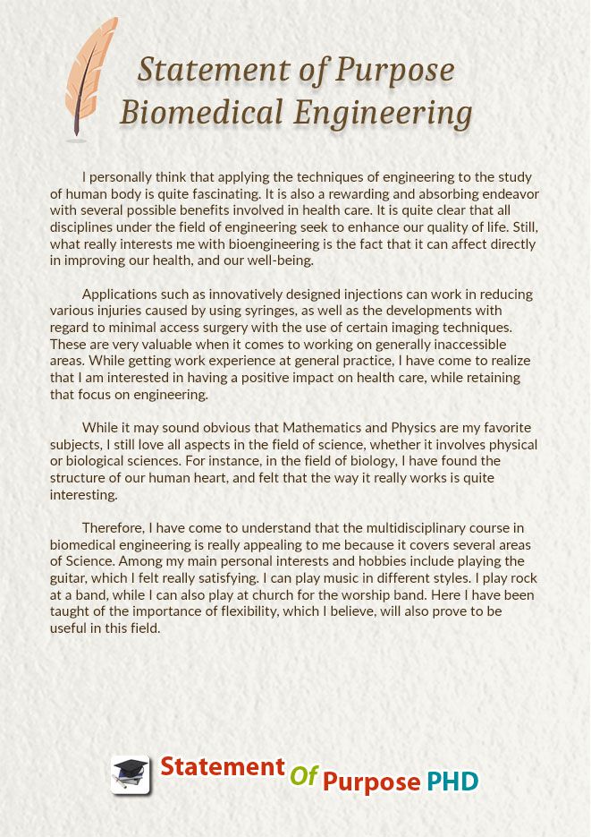 help with writing a statement of purpose biomedical biomedical engineering essay