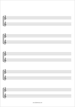 printable music staff