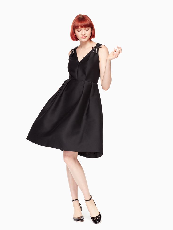 Kate spade black cocktail dress 2025